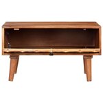 vidaXL Table basse 68x68x38 cm Bois d'acacia solide