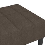 vidaXL Repose-pied Marron 78x56x32 cm Tissu