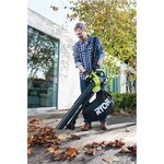 RYOBI Souffleur aspiro-broyeur 18V 5Ah 2 en 1 - 201 Km/h - RBV1850