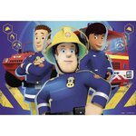 Sam le pompier puzzles 2x24 pieces - sam t'aide dans le besoin - ravensburger - lot de puzzles enfant - des 4 ans