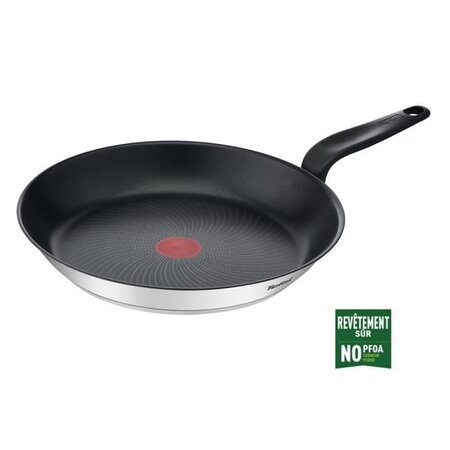 TEFAL E3090604 PRIMARY poele inox avec revetement anti-adhésif 28 cm compatible induction