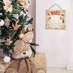 Plaque à suspendre noël