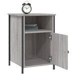 vidaXL Table de chevet sonoma gris 40x42x60 cm bois d'ingénierie