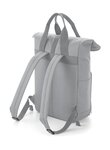 Sac à dos urbain rolltop et poignées - 14 litres - BG118 - gris clair