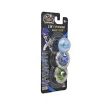 Infinity nado  toupie nado et 2 anneaux empilables  pack 3 en 1 exclusif avec 1 mini toupie bleue et 2 anneaux infinity nado empil