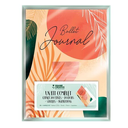 Coffret daily journal - thème végétal