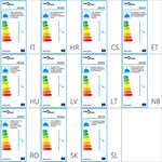 vidaXL Lampe suspendue Noir Sphère 3 ampoules E27