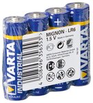 Lot de 4 piles alcaline manganese aa lr6 1 5 v varta