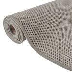 vidaXL Tapis de couloir aspect sisal argenté 50x300 cm