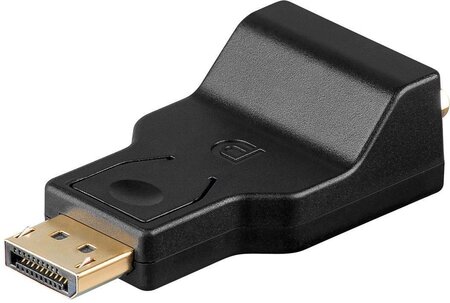 Adaptateur Goobay DisplayPort mâle 1.1 vers VGA femelle (D-sub DE-15) (Noir)