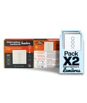 2x concierge versailles - interrupteur-variateur connecté au wi-fi (pilotage des lumières)
