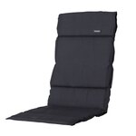 Madison Coussin de siège en fibre Basic 125x50 cm noir