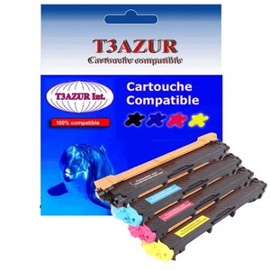 4 Toners compatibles avec Brother TN241 TN245 pour Brother MFC9140CDN, MFC9142CDN - T3AZUR
