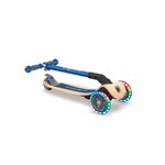 Trottinette  Primo pliable plateau bois lights N Blue