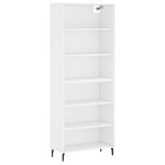 vidaXL Buffet blanc 69 5x32 5x180 cm bois d'ingénierie