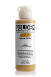 Peinture Acrylic FLUIDS Golden I 119ml Oxyde Jaune
