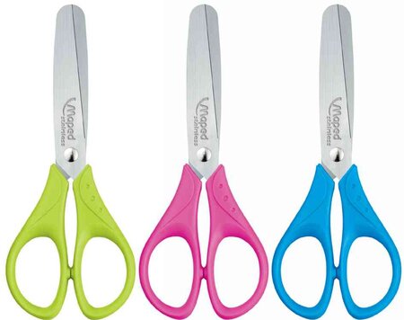 Ciseaux Start Bout Rond 12 cm Coloris Aléatoire MAPED