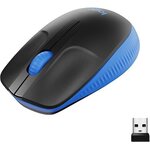 Logitech - souris sans fil m190 bleu