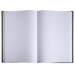 Registre 390x255 Quadrillé 400 Pages Foliotées - Noir Toilé - Exacompta