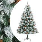vidaXL Sapin de Noël artificiel avec pommes de pin et baies 180 cm