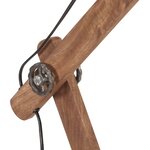vidaXL Lampe de bureau industrielle Noir Rond 58x18x90 cm E27