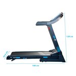 Tapis de course pliable spx -14km/h - 2 0 cv - 12 programmes  inclinaison  capteurs pouls  ecran lcd et haut-parleurs