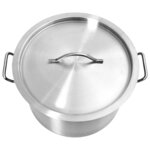 vidaXL Marmite 32 L 40x26 cm Acier inoxydable