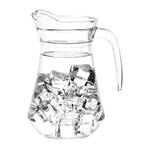 Pichet en verre 1 l - lot de 6 - olympia -  - verre1 x197mm