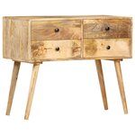 vidaXL Buffet 85 x 40 x 71 cm Bois de manguier massif