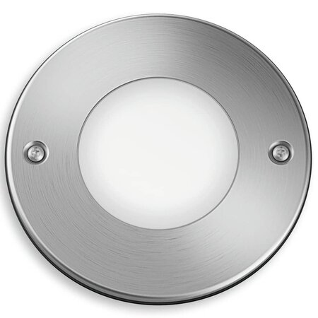 Spot encastrable étanche moss ip67 led d11 cm - inox