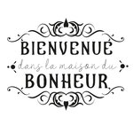 Autocollant mural bienvenue
