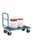 (CHARIOT TUBULAIRE 2 COTES) Chariot de manutention tubulaire 500 kg 2 côtés