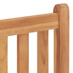 vidaXL Ensemble de salle à manger de jardin 3 Pièces Bois de teck solide