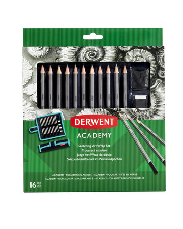 Kit de dessin spécial débutant derwent academy avec trousse