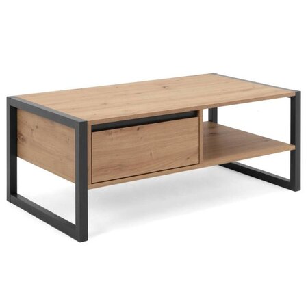 Table basse en bois Gris Naturel