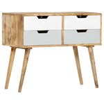 vidaXL Buffet 85 x 40 x 71 cm Bois de manguier massif