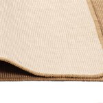 vidaXL Tapis en jute avec support en latex 140 x 200 cm Naturel