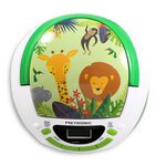 METRONIC 477144 Radio CD enfant style Jungle - vert et blanc
