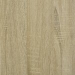vidaXL Meuble TV Chêne sonoma 80x40x50 cm Bois d'ingénierie