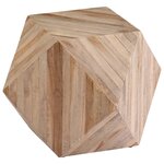 vidaXL Table d'appoint Teck recyclé 40x40x40 cm