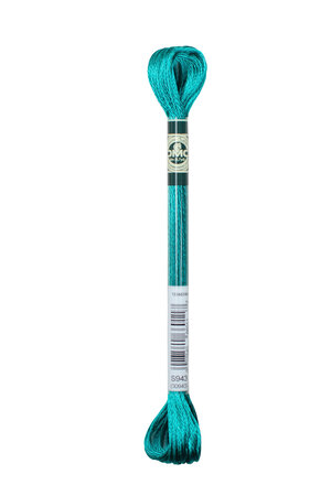 Fil Mouliné DMC Col. S943 Gamme Satin Broderie et Point de Croix