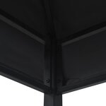 vidaXL Belvédère de barbecue 240x150x255 cm Anthracite Acier