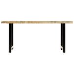 vidaXL Table de salle à manger 180x90x76 cm Bois de manguier massif