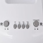 vidaXL Refroidisseur d'air portable 80 W 4 L 270 m³/h 25 x 26 x 56 cm