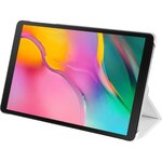 Housse de protection samsung book cover tab a (2019) blanc