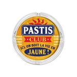 Cendrier pastis club en verre