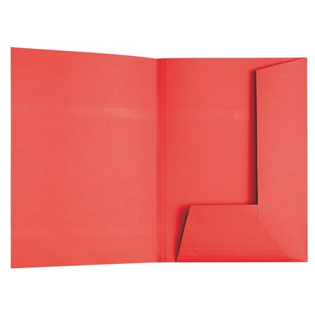 Sous-dossier kraft dossier suspendu 2 rabats esselte 23 x 31 cm - rouge - carton de 100