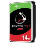 SEAGATE - Disque dur Interne - NAS Iron Wolf Pro - 14To - 7 200 tr/min - 3.5 (ST14000NE0008)