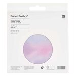 Papier de soie 5 feuilles 50 x 70 cm - Flou bleu et violet