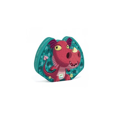 Puzzle silhouette Edmond le dragon 24 Pièces